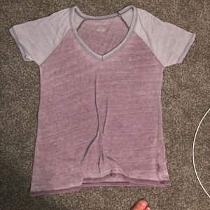 Knit Jersey Style Two Tone American Eagle Shirt